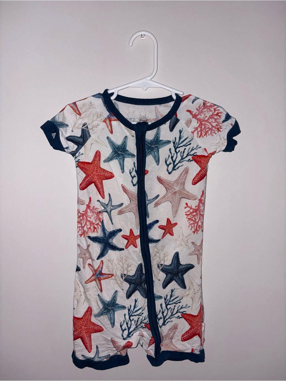 Kids Starfish Print Romper